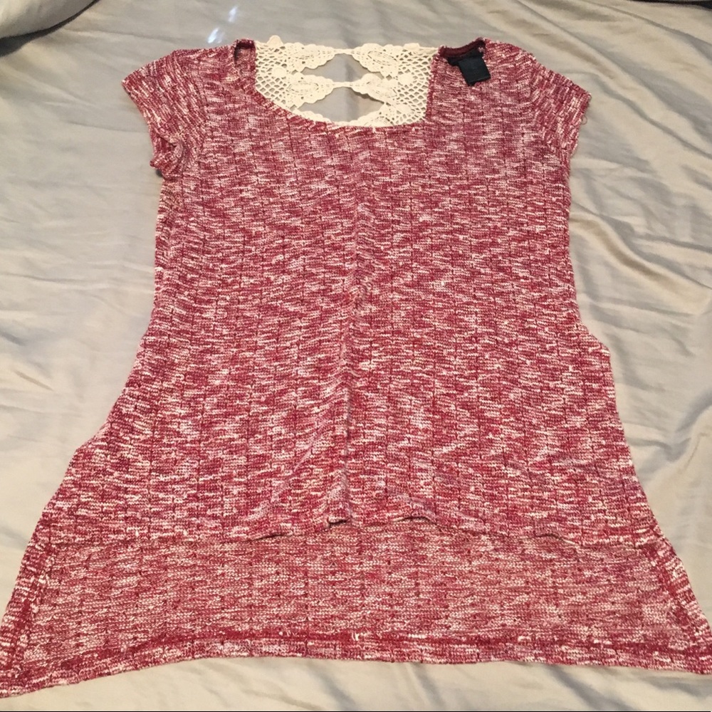 Heathered sweater shirt (2 for $12)